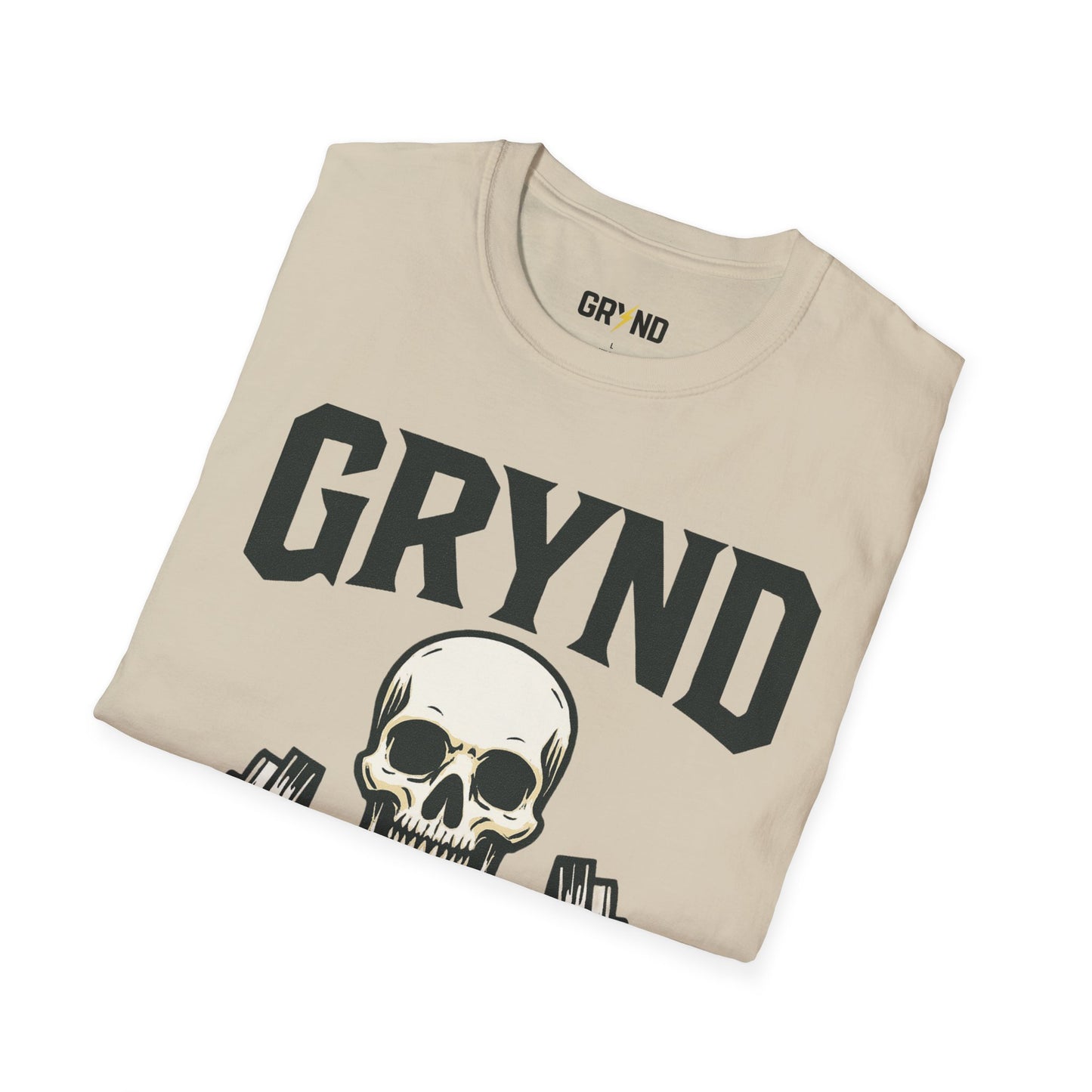 💀 GRYND TILL DEATH Unisex Softstyle Tee.