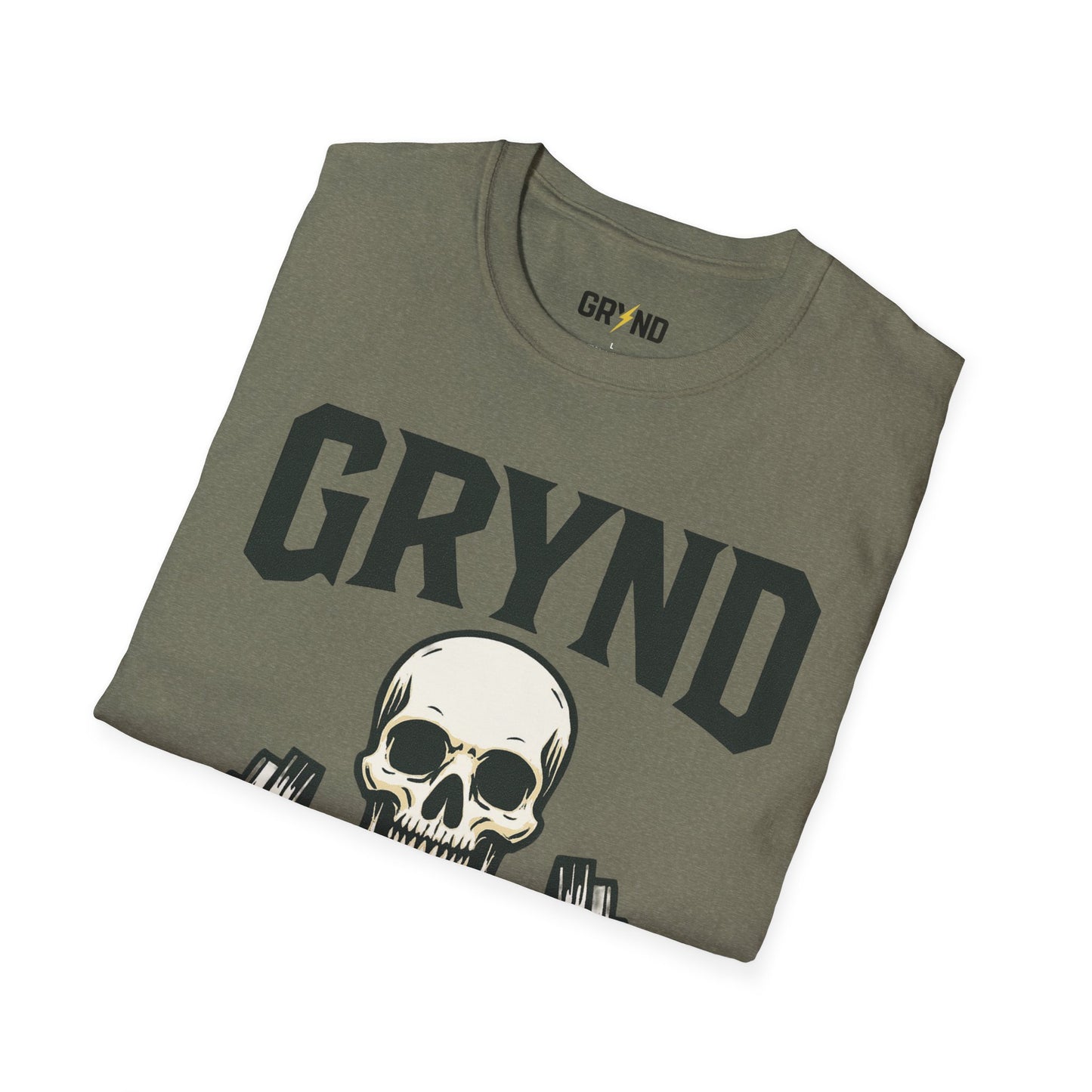 💀 GRYND TILL DEATH Unisex Softstyle Tee.